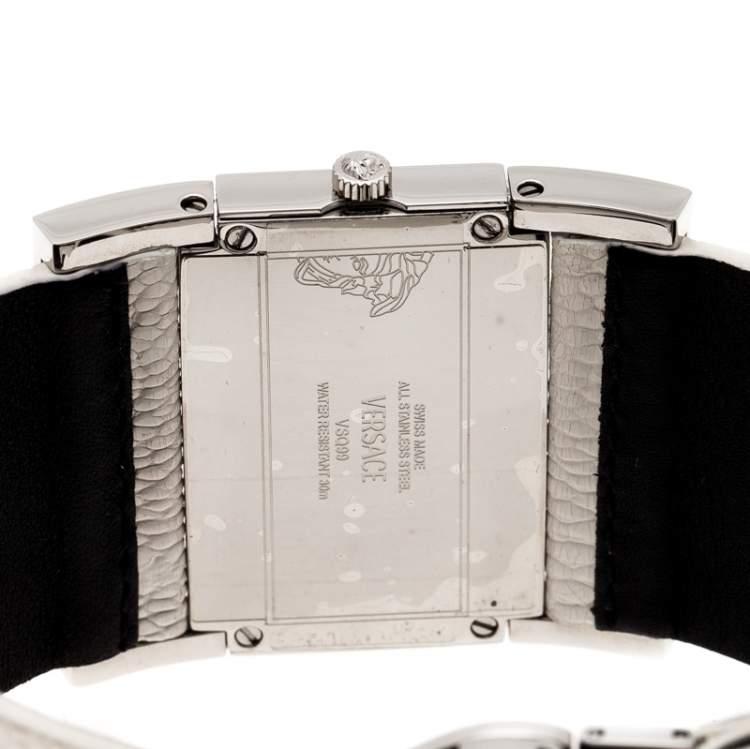 Pre Owned Versace Mother of Pearl Stainless Steel Beauville VSQ99 Women's Wristwatch 38 mm