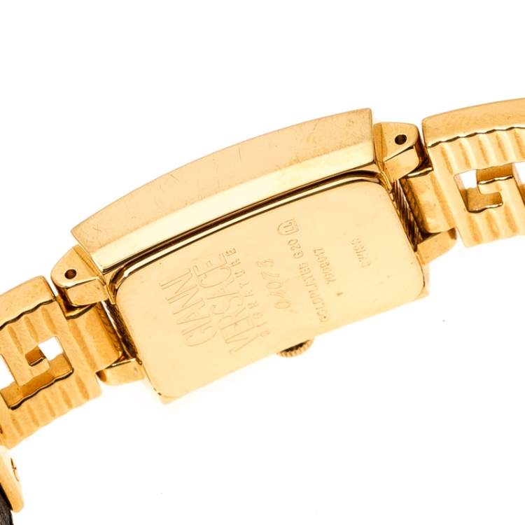 gianni versace signature watch gold plated g20