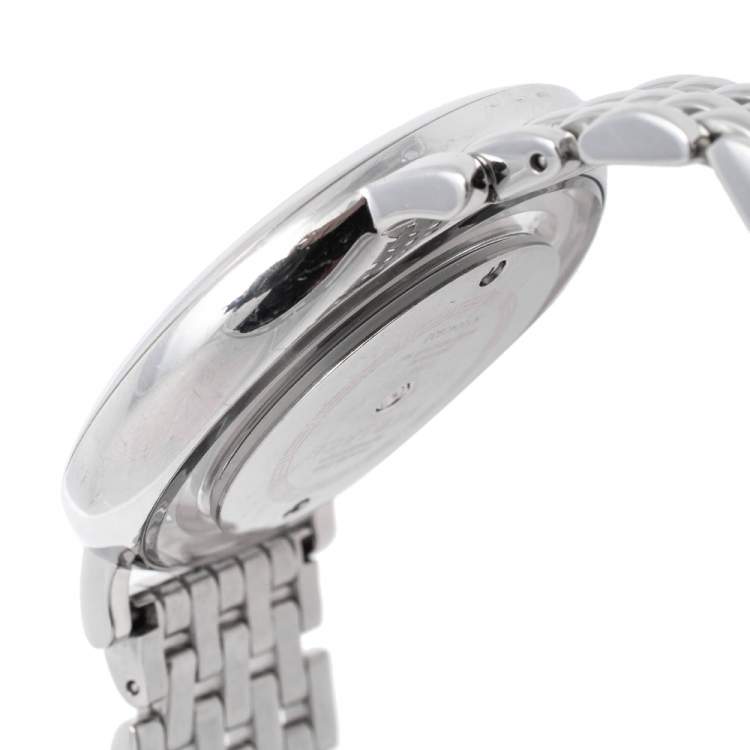 Pre Owned Versace Silver Stainless Steel Venus FHQ Women's Wristwatch 39 mm
