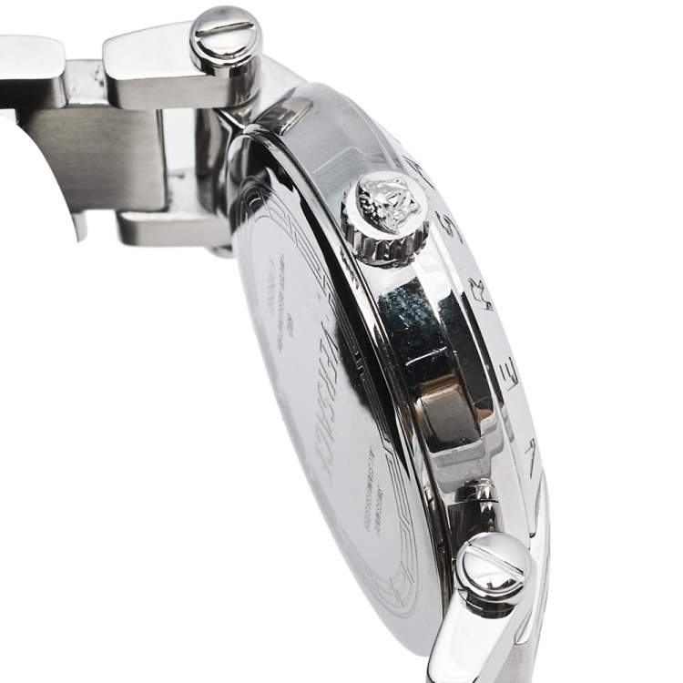 Pre Owned  Versace Mother Of Pearl Stainless Steel Reve 68Q Women's Wristwatch 35 mm