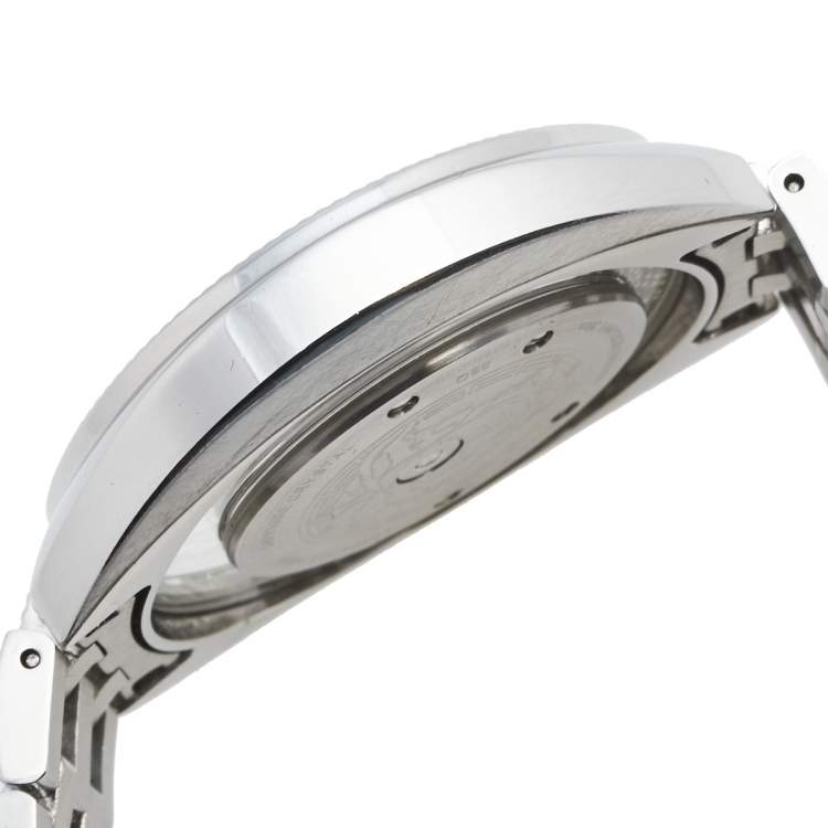 Pre Owned Versace White Stainless Steel Diamond Destiny Spirit 86Q Women's Wristwatch 39 mm