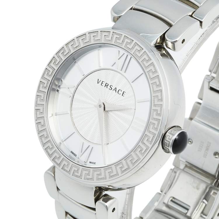 Versace Silver Stainless Steel Leda VNC030014 Women's Wristwatch