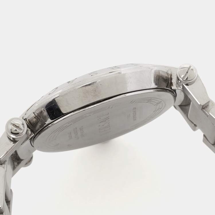 Pre Owned Versace Mother of Pearl Stainless Steel Reve 68Q Women's Wristwatch 35 mm