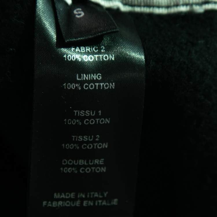 Pre Owned Vetements Black Cotton Camouflage Print Overlay Jogger Pants S