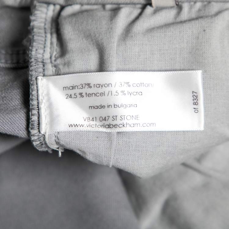 Pre Owned Victoria Beckham Lilac Denim Slim Fit Jeans S 