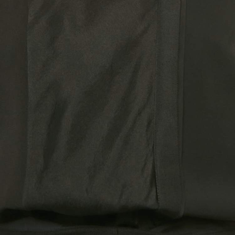 Pre Owned Victoria Beckham Black Wool Blend Sleeveless Mini Dress M