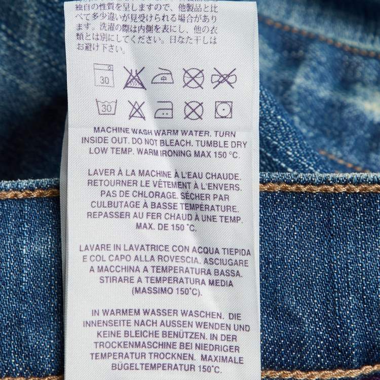 Pre Owned Denim by Victoria Beckham Blue Cotton Flared Jeans M/Waist 31"