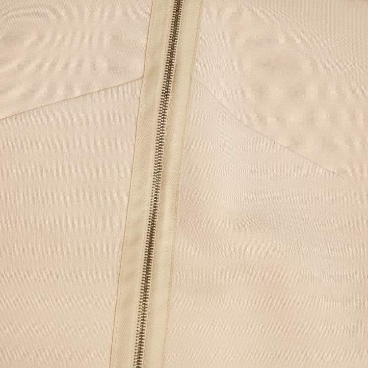 Pre Owned Victoria Beckham Pink Stretch Knit Midi Bodycon Dress S