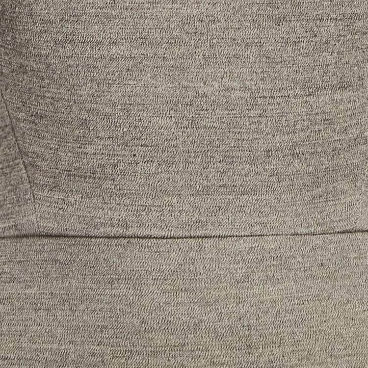 Pre Owned Victoria Beckham Grey Wool Blend Sheath Midi Dress S 