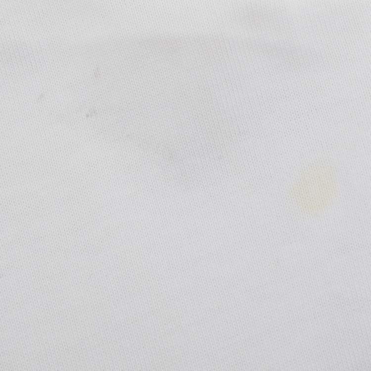 Pre Owned Victoria Beckham White Knit T-Shirt M