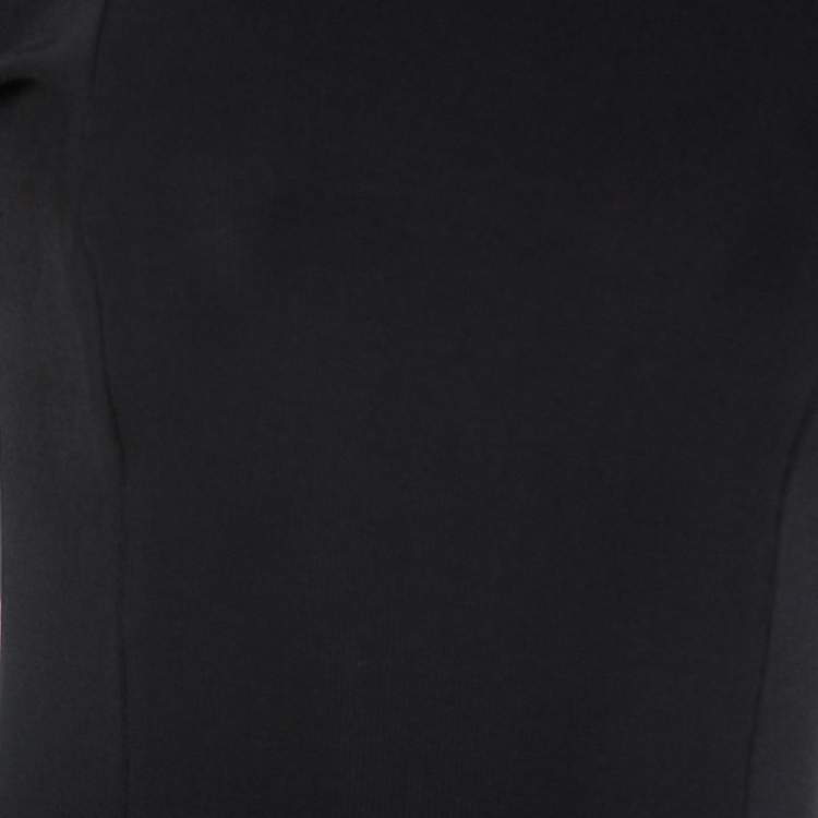 Pre Owned Victoria Beckham Black Stretch Cold Shoulder Dress S