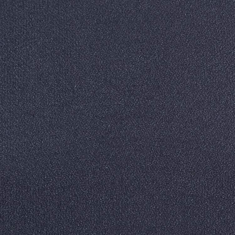 Pre Owned Victoria Beckham Navy Blue Crepe Full Sleeve Slit Detail Maxi Dress M