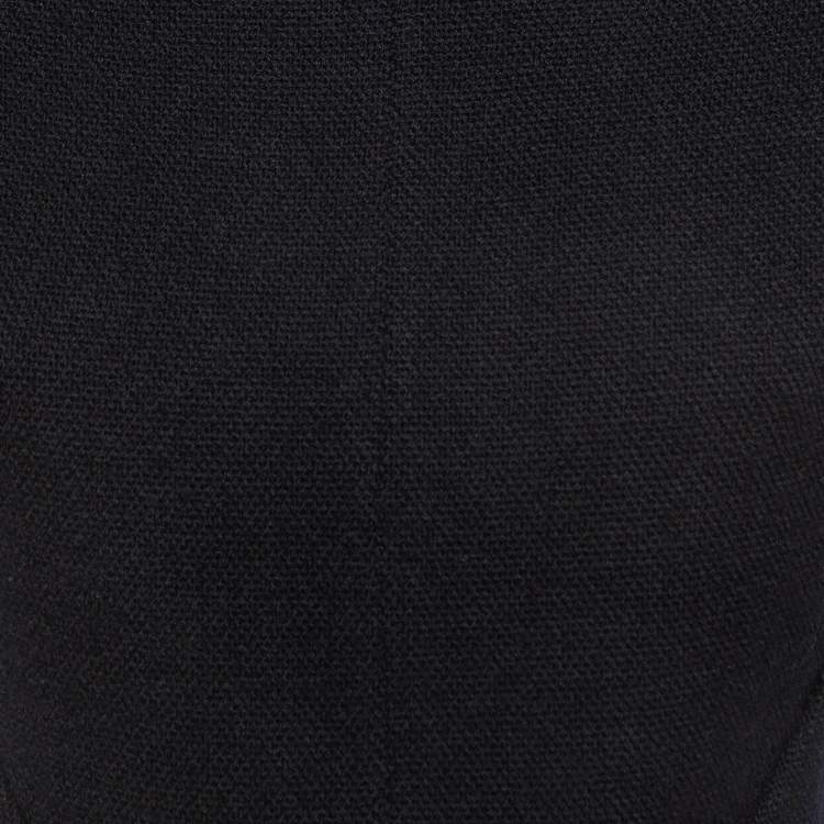 مملوكة مسبقًا Victoria Beckham Black Wool Blend Knit Sleeveless Top M