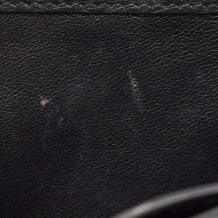 Pre Owned Victoria Beckham Black Leather Vanity Crossbody Bag