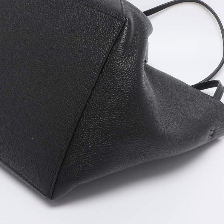 Pre Owned Victoria Beckham Black Leather Mini W11 Tote