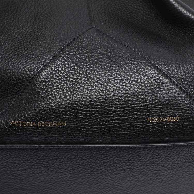 Pre Owned Victoria Beckham Black Leather Mini W11 Tote