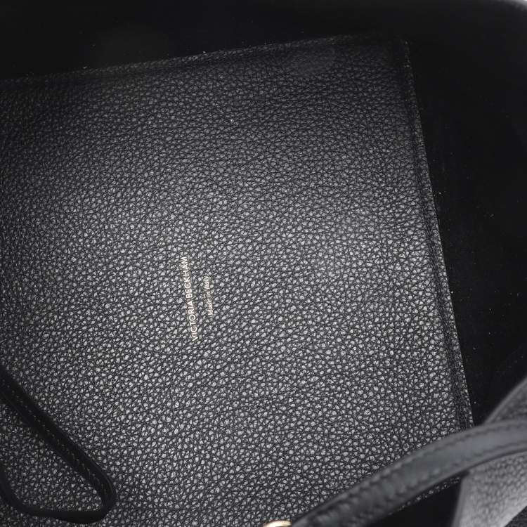 Pre Owned Victoria Beckham Black Leather Mini W11 Tote