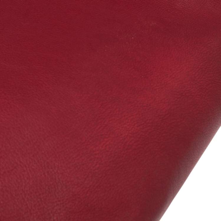 مملوكة مسبقًا Victoria Beckham Red Leather Quincy Tote