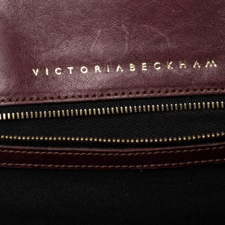 مملوكة مسبقًا Victoria Beckham Red Leather Quincy Tote