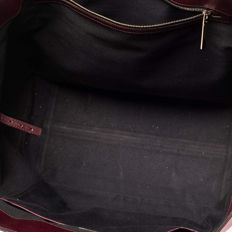 مملوكة مسبقًا Victoria Beckham Red Leather Quincy Tote