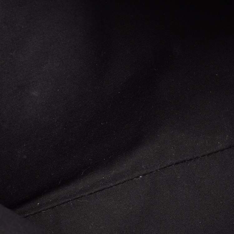 Pre Owned Victoria Beckham Brown/Black Leopard Print Calf Hair and Leather Zip Pouch