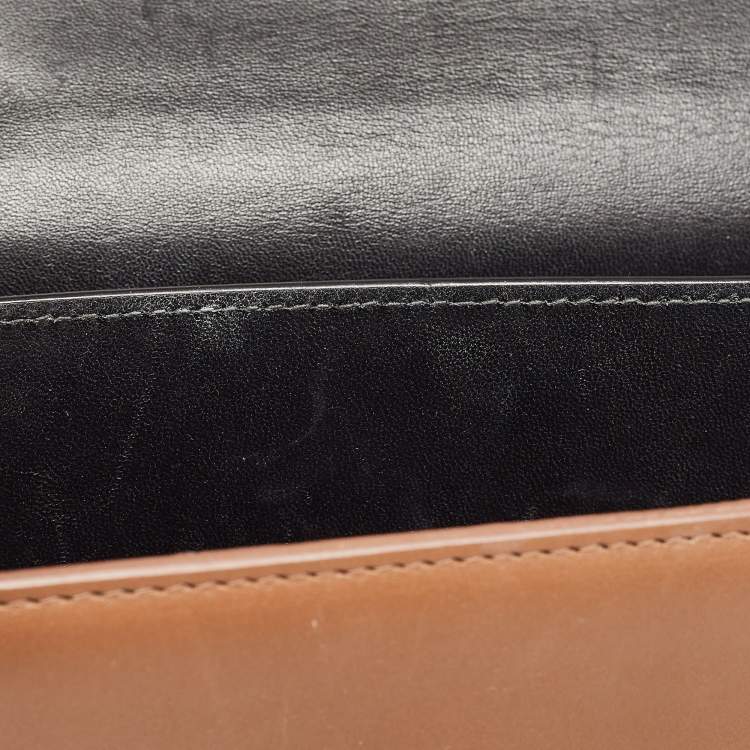Pre Owned Victoria Beckham Brown Leather Eva Shoulder Bag