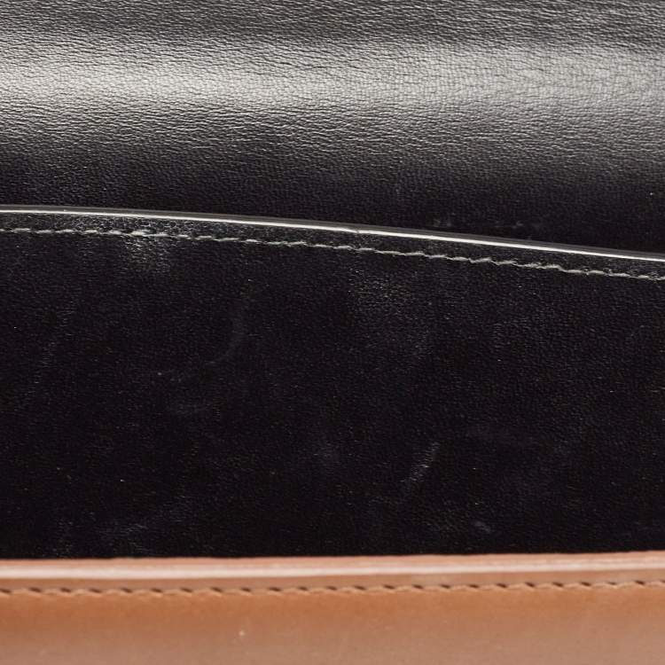 Pre Owned Victoria Beckham Brown Leather Eva Shoulder Bag