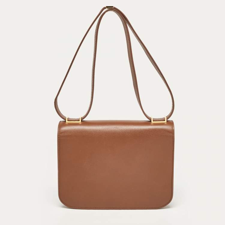 Pre Owned Victoria Beckham Brown Leather Eva Shoulder Bag