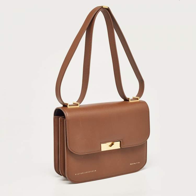 Pre Owned Victoria Beckham Brown Leather Eva Shoulder Bag