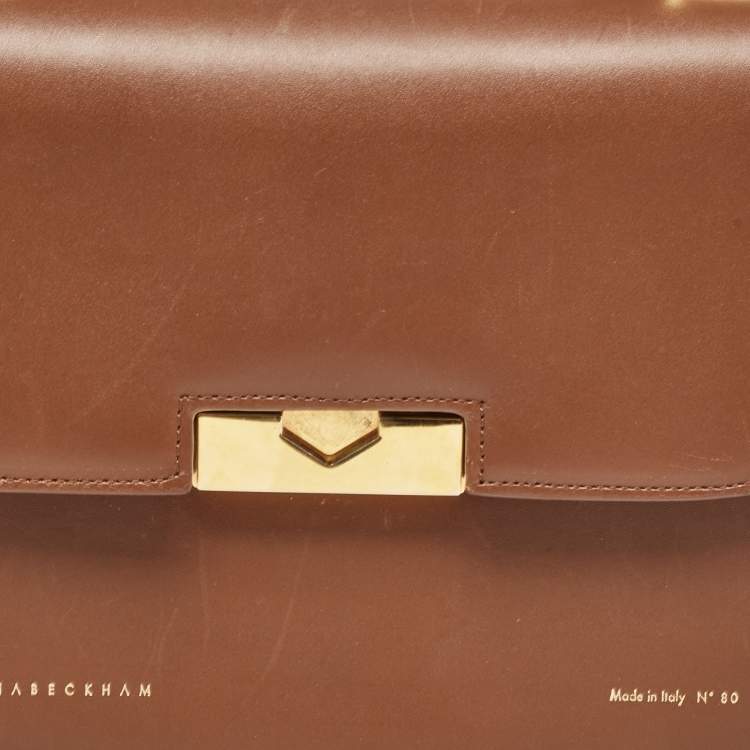 Pre Owned Victoria Beckham Brown Leather Eva Shoulder Bag