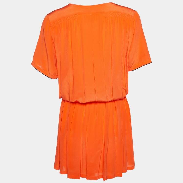 Victoria Beckham Orange Dress