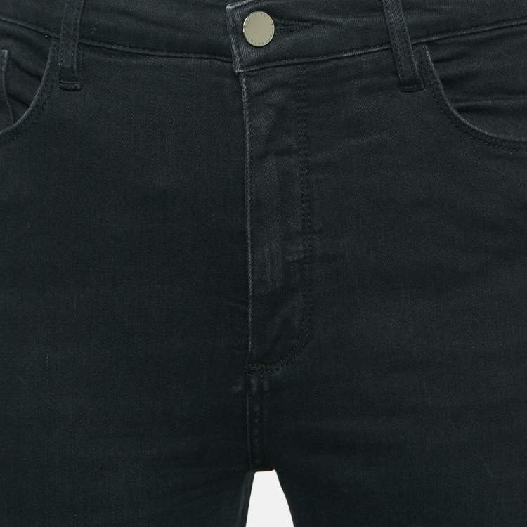 Pre Owned Victoria Victoria Beckham Black Faded Denim Skinny Jeans M Waist 28"