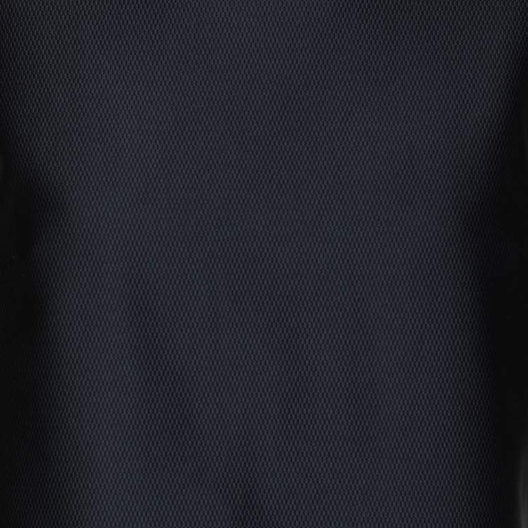 Pre Owned Victoria Victoria Beckham Navy Blue/Beige Jersey Dress S