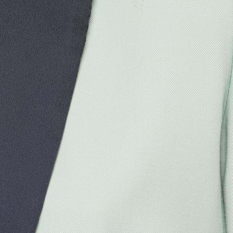 Pre Owned Victoria Victoria Beckham Pastel Blue Wool Crepe Blazer S