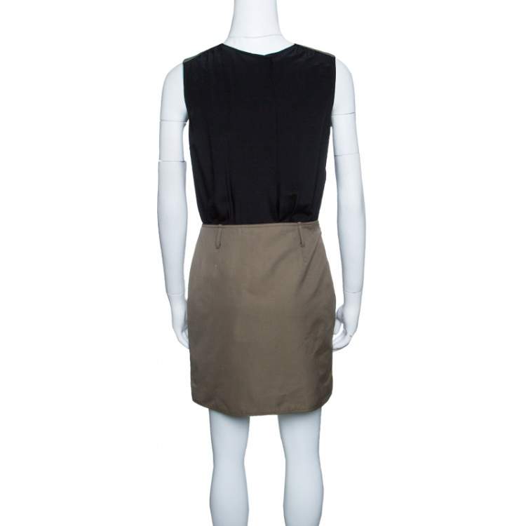 Pre Owned Victoria Victoria Beckham Colorblock Sleeveless Dress S
