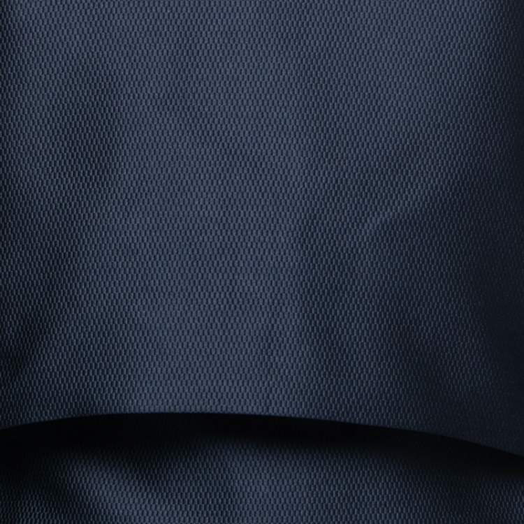 Pre Owned Victoria Victoria Beckham Black/Navy Blue Jacquard Satin Two Piece Dress S