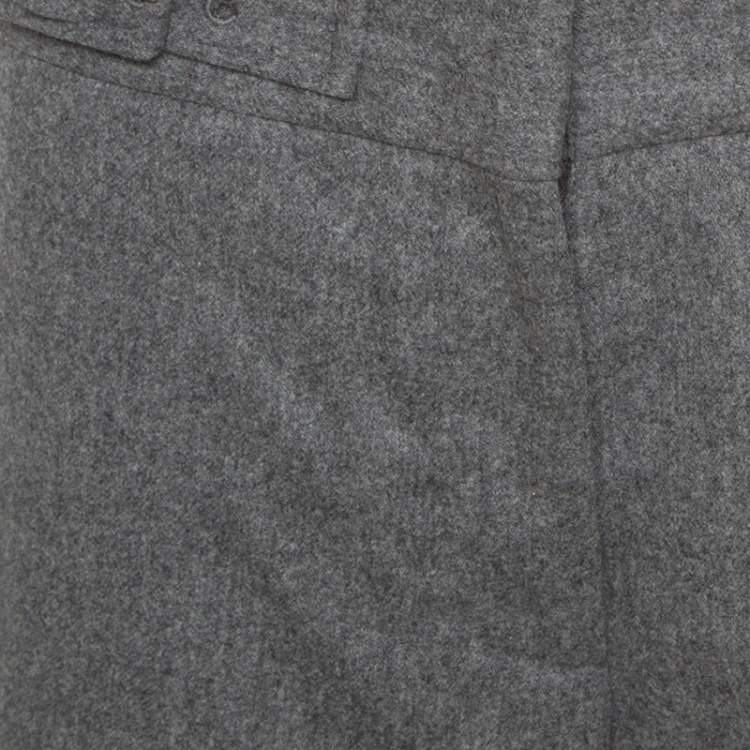 Pre Owned Viktor & Rolf Grey Wool Tailored Blazer and Trouser Set M