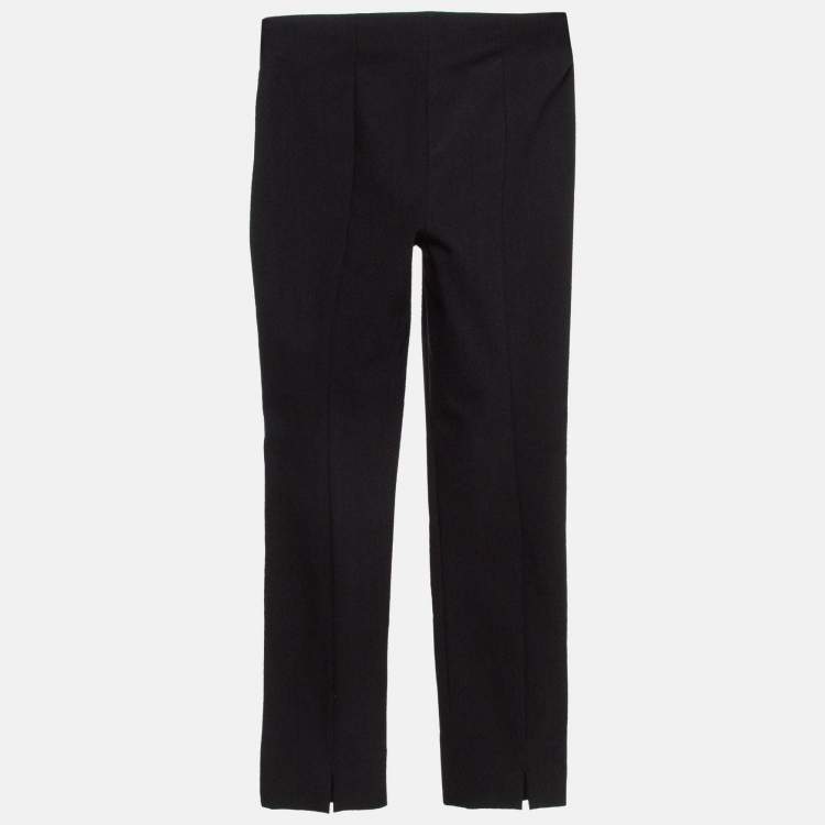 Pre Owned Vince Black Jersey Stitch Front Seam Ponte Leggings S