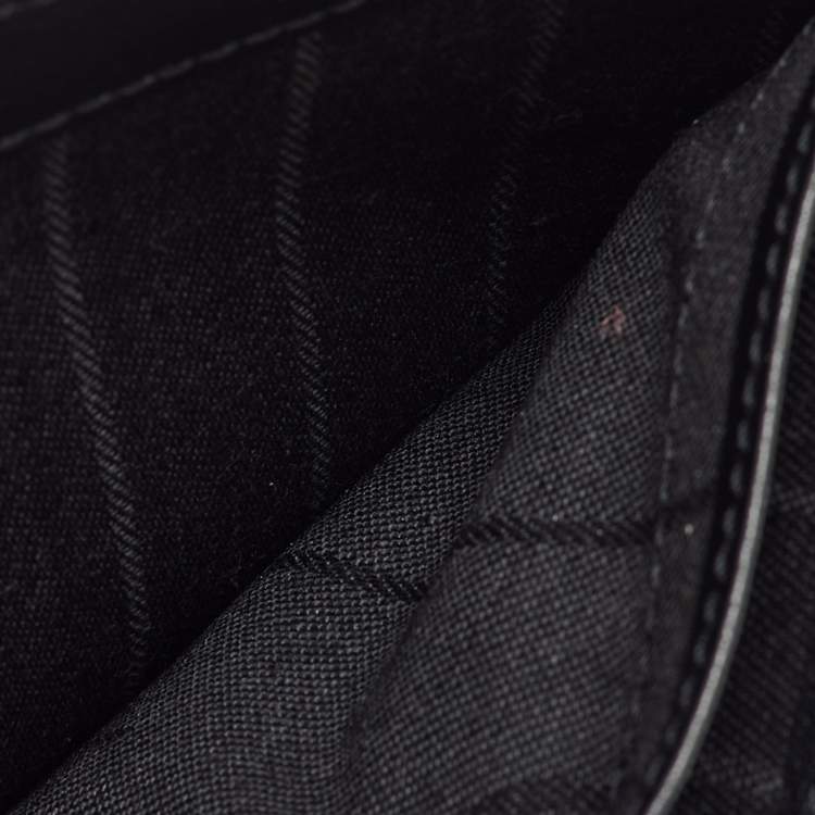 Pre Owned Vivienne Westwood Black Leather Billfold Bondage Wallet