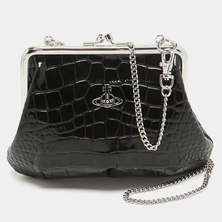 Vivienne westwood hot sale black clutch