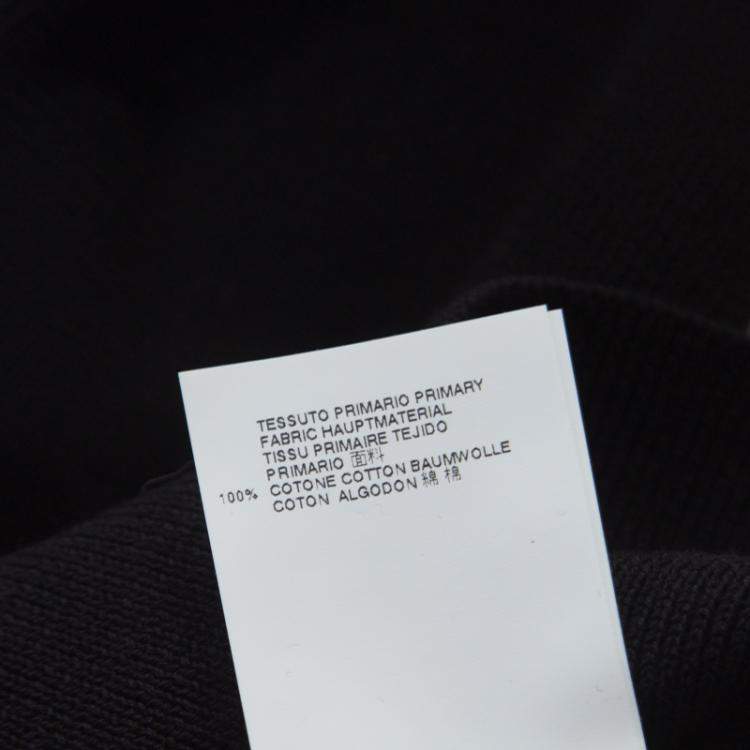 Pre Owned Vivienne Westwood Red Label Black Rib Knit Sleeveless Fitted Belted Midi Dress S
