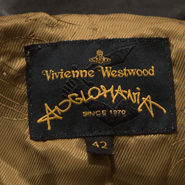 Pre Owned Vivienne Westwood Anglomania Black Leather Jacket M