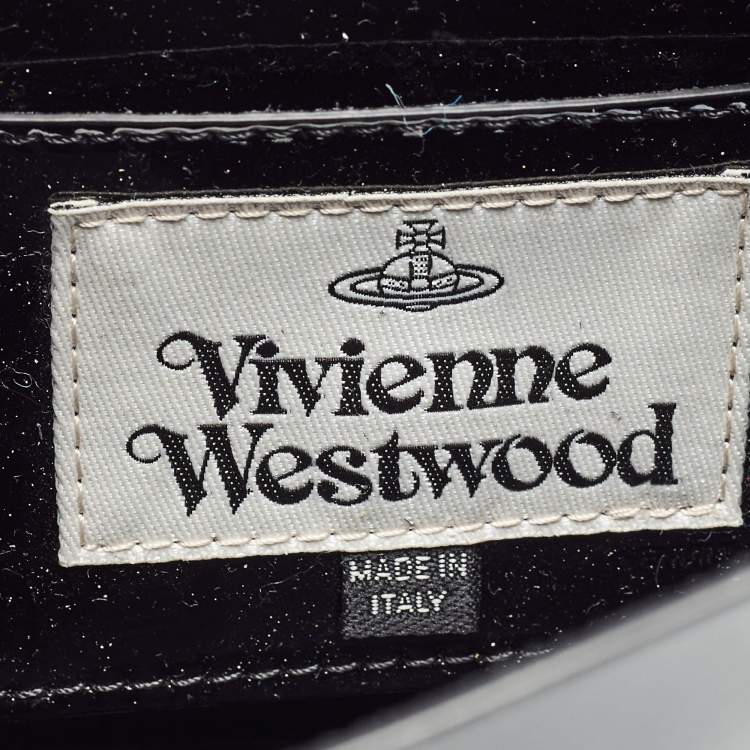 Pre Owned Vivienne Westwood Black Patent Leather Mini Betty Tote