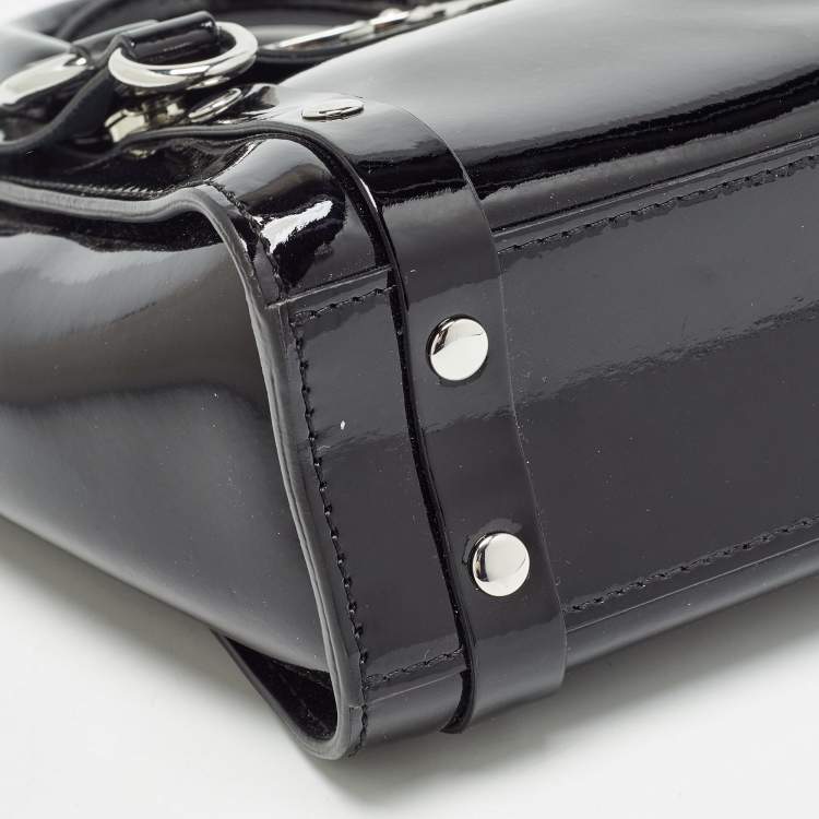 Pre Owned Vivienne Westwood Black Patent Leather Mini Betty Tote
