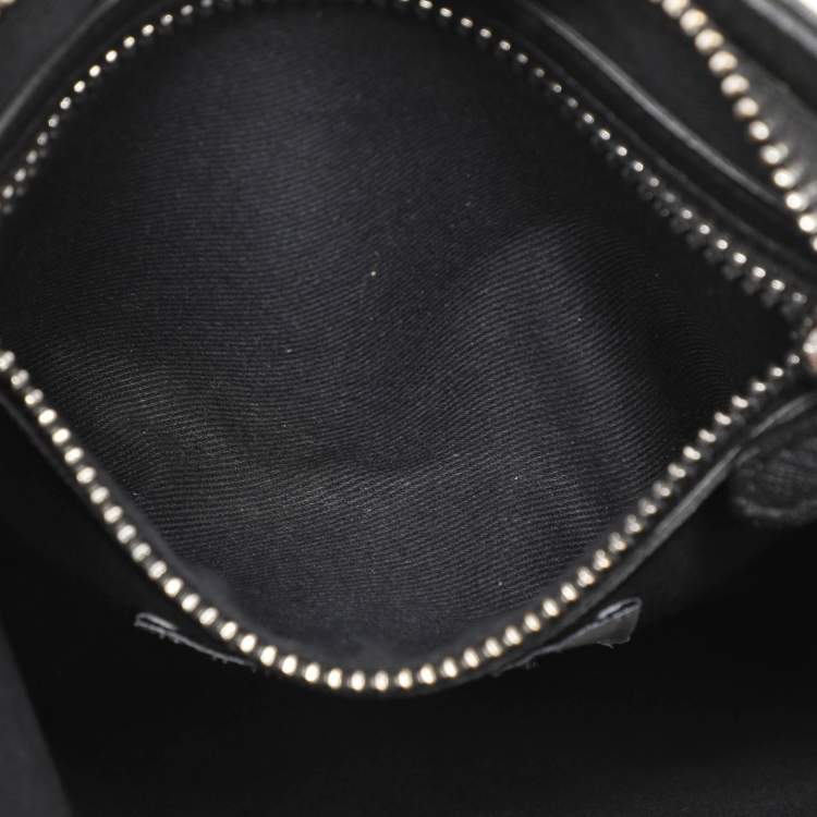 Pre Owned Vivienne Westwood Black Leather Crossbody Bag