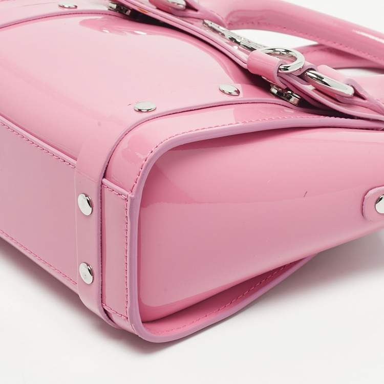 Pre Owned Vivienne Westwood Pink Patent Leather Mini Betty Tote