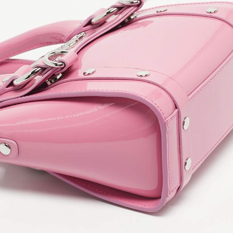 Pre Owned Vivienne Westwood Pink Patent Leather Mini Betty Tote