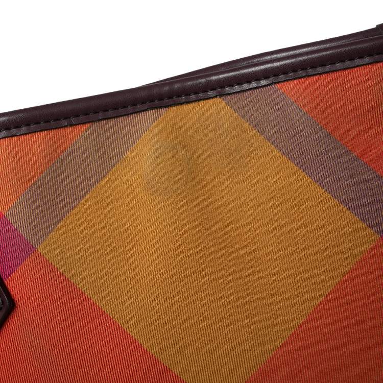 Pre Owned Vivienne Westwood Multicolor Canvas And Leather Sling Bag