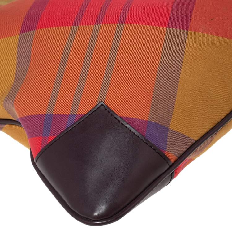 Pre Owned Vivienne Westwood Multicolor Canvas And Leather Sling Bag