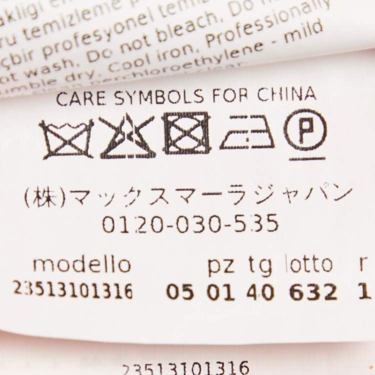 Pre Owned Weekend Max Mara X Lilly Aldridge Red Crepe & Linen Wide Leg Trousers M